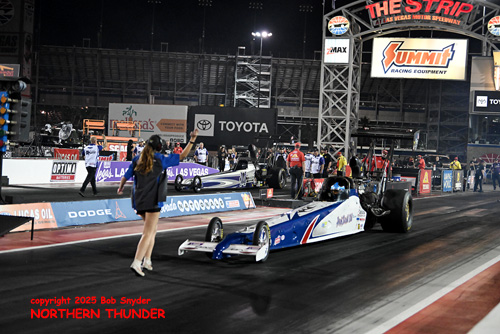 Jerry Kumre (near lane) vs Braiden Chesleigh (far lane)